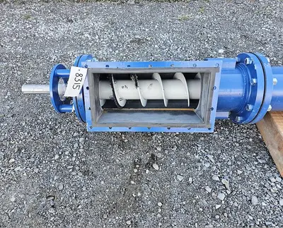 Used Screw Conveyor, 8" Diameter X 224'' Long