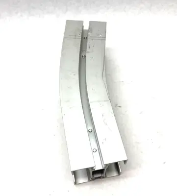 USED FLEXLINK ALUMINUM PROFILE 15 DEG. VERTICAL CONVEYOR BEND, X85