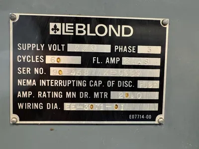 LEBLOND 15X48 SERVO SHIFT Precision Lathe | RELCO MACHINERY (14)