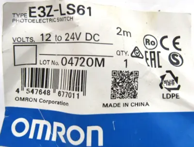 NEW OMRON E3Z-LS61 PHOTOELECTRIC SWITCH E3ZLS61