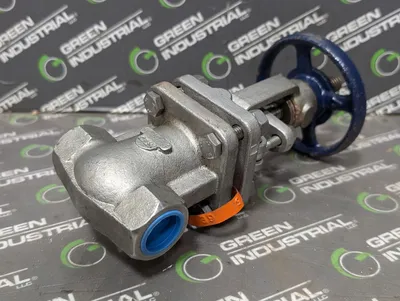 1/2" Powell 2490 Flanged Gate Valve 316SS Stem 400 WOG New