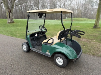 (1) 2017 E-Z-Go golf cart with a Kawasaki gas engine, model 625111G01, does not include Club canopy,...