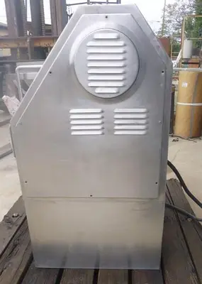 Chopper, Bowl, S/st, 28" Dia, Hinged Cover, 208V, #S734625