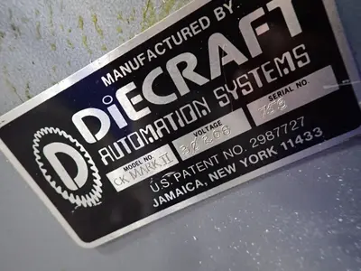 USED DIECRAFT CK MARK 2