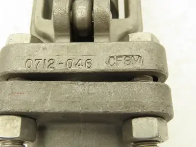 Ladish 0712-046 Gate Valve 1/2" NPT Class 150 Stainless Steel Rising Stem
