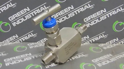 Parker NVS4M4FV Bonnet Valve 6000PSI MAX 1/4" Female NPT 1/4" Male NVS4M4FV New NIB