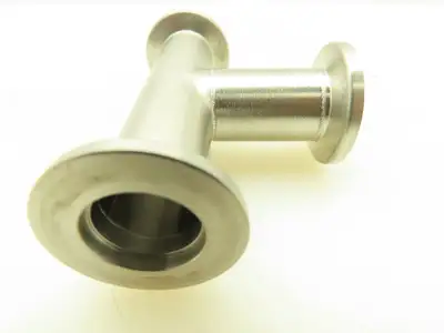 INFICON 304 Stainless Pipe Tee Vacuum Fitting DN 16 ISO-KF 16mm  LOT OF 7