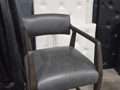 40" Padded Wood Bar Chair by Keagan