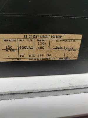 USED Westinghouse 1268C14G04