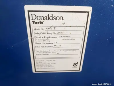 USED DONALDSON CPV-1