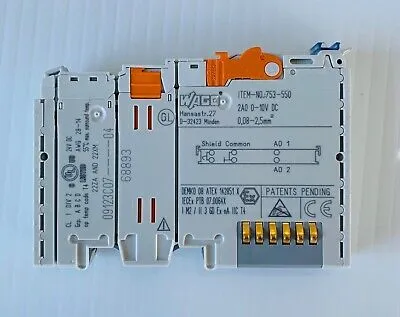 Wago 753-550 753-461 750-600 Relay Accessories | ANACAPA EQUIPMENT BROKERS, INC (8)