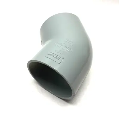 New | in-Stock Spears Elbow Slip Socket Fitting 5", 45-Degree Painted Gray SCH40 Plumbing Equipment Michigan US | Maverick Industrial Sales #1397477
