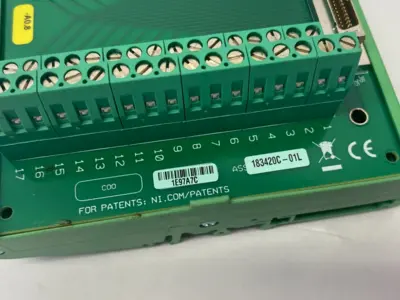 USED NATIONAL INSTRUMENTS 68-PIN FEMALE SCSI TO 68-PIN SCREW TERMINAL BOARD