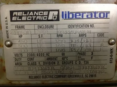 USED Reliance Electric Liberator