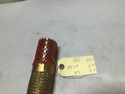 Hose Master Flex Pipe, Brass Braided 1 1/2″ NPT