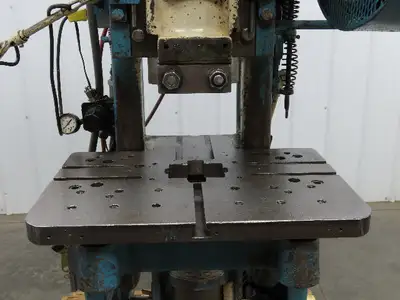 L&J No 3 Mechanical OBI Punch Press 22 Ton 1-3/8" Stroke 63/4" Throat 2Hp 3Ph