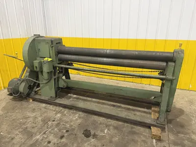 72" X 10 GAUGE BERTSCH MOTORIZED PLATE ROLL 5.5" ROLLS: YOBRO #24744