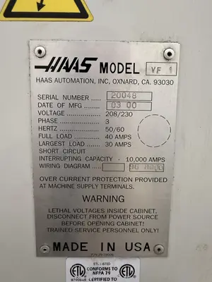 USED HAAS VF1