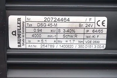 NEW BAUMULLER DSG45-M