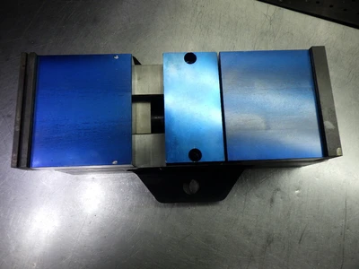 Jergens Bock 6" Interlock Vise W/ Aluminum Wide Jaws TVS6 (STKB)