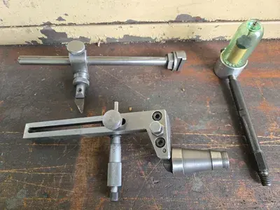 USED WELDON END MILL SHARPENING FIXTURE