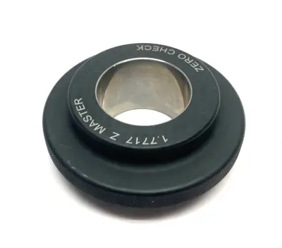 USED ZERO CHECK 1.7717 CLASS Z MASTER BILATERAL TOLERANCE FLANGE STEEL RING