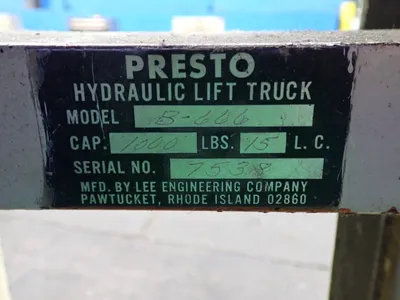 USED LEE ENGINEERING CO. B666