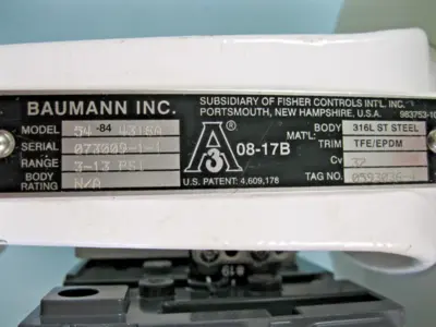 USED Baumann 54-84431SA