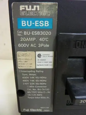 USED FUJI ELECTRIC BU-ESB3020