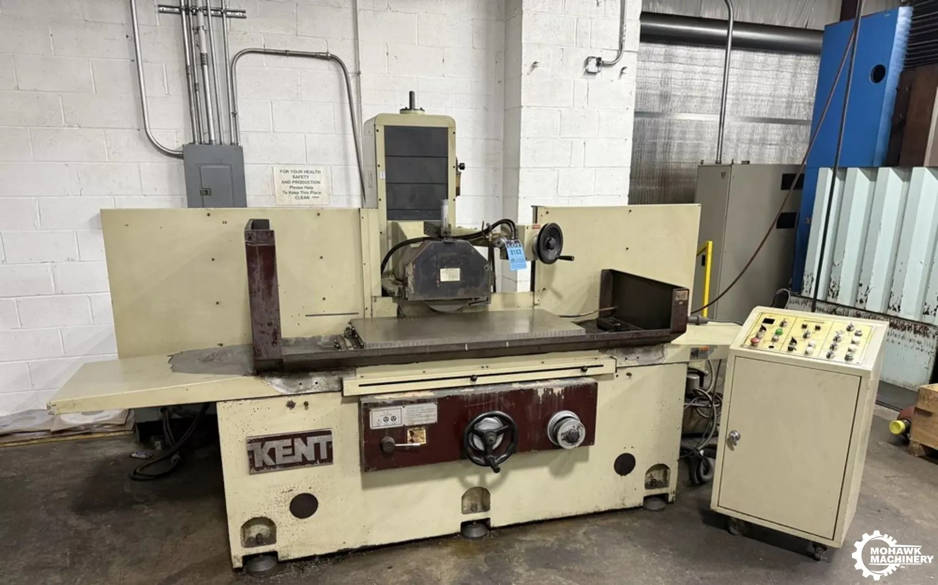 20" X 40" KENT “KGS-510AHD” AUTOMATIC HYDRAULIC HORIZONTAL SPINDLE SURFACE GRINDER