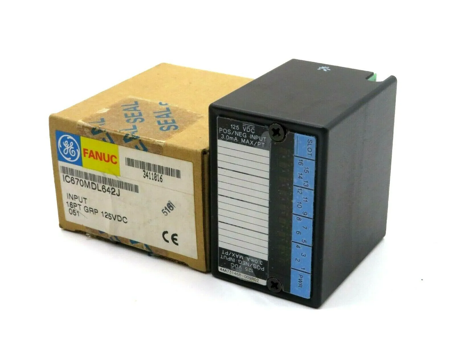NEW GE FANUC IC670MDL642J INPUT MODULE 16PT 125VDC