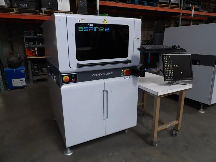 Used KOH YOUNG 2 3D Solder Paste Inspection System Texas US | Aucto #1308518