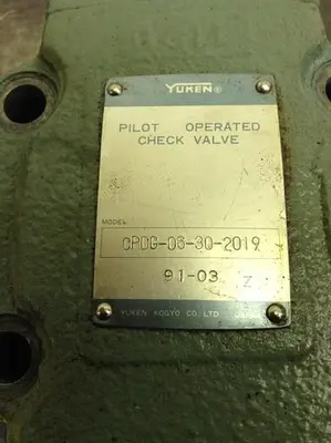 USED YUKEN CPDG-06-30-2019