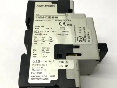 USED ALLEN-BRADLEY MOTOR PROTECTION CIRCUIT BREAKER
