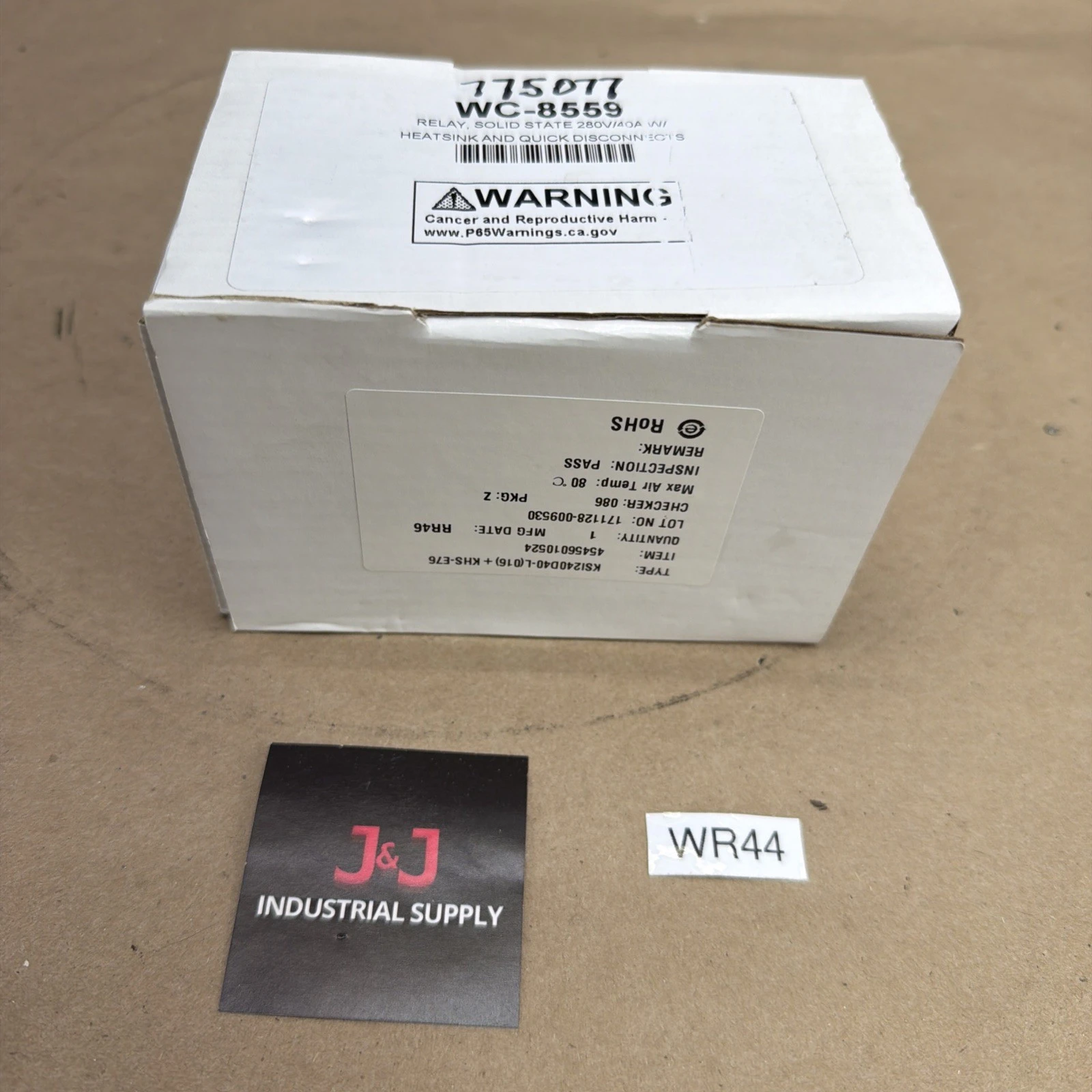 NEW Curtis WC-8559