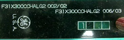 USED GENERAL ELECTRIC 531X300CCHAFM5 CONTROL CARD F31X300CCHALG2-002/02