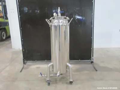 Lot of (2) Used USA Lab 100LB Jacketed Tanks – 304 Stainless Steel, 60L Capacity
