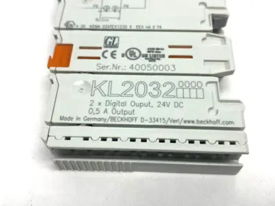 USED BECKHOFF DIGITAL OUTPUT TERMINAL 2X 24VDC 0,5A OUTPUT