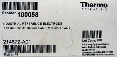 NEW THERMO SCIENTIFIC 100058 REFERENCE ELECTRODE KIT 214672-A01
