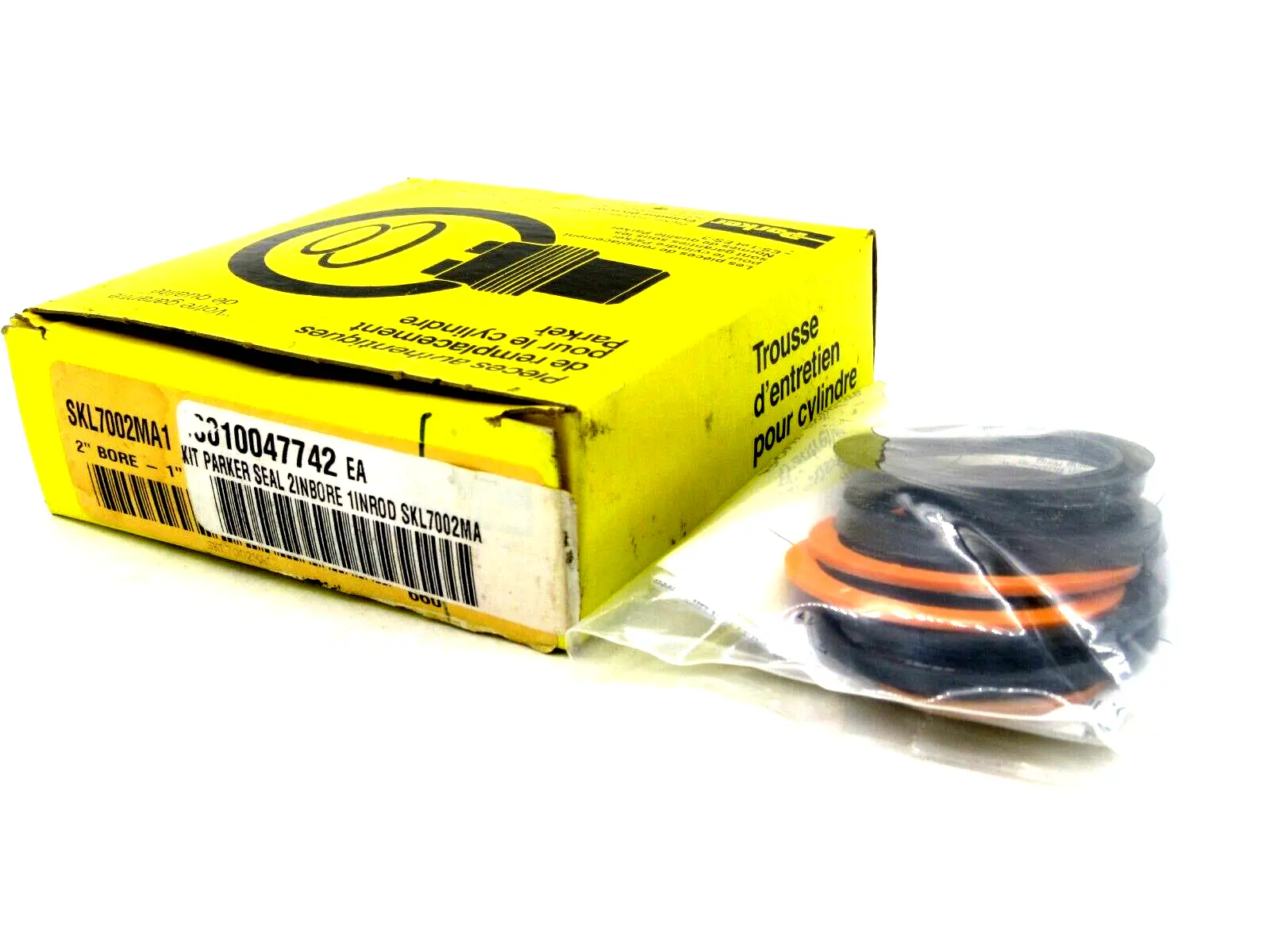 NEW PARKER SKL7002MA1 2" BORE 1" ROD SEAL KIT