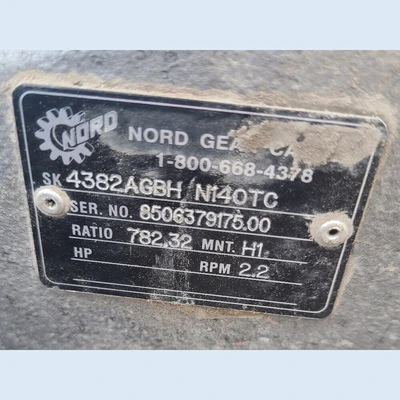 Used NORD GEAR SK4382AGBH N140TC Speed Reducers British Columbia CA | Savona Equipment LTD #1314711
