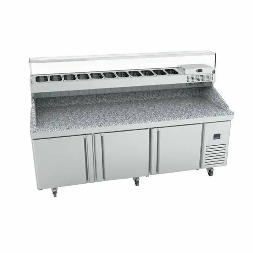 Infrico IRT-MR93-GTCOMBO 93 1/4" MR Series Pizza Prep Table w/ Refrigerated Base, 115v