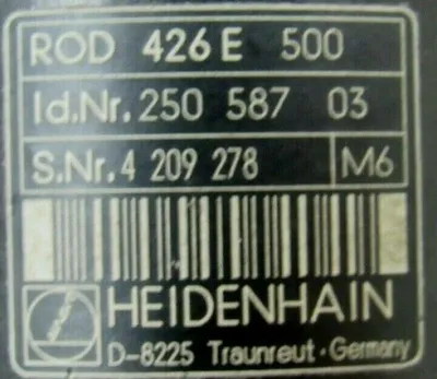 USED HEIDENHAIN ROD-426E-500 ENCODER ROD426E500