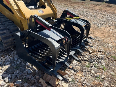 Used 2024 MID STATE 72" ROCK GRAPPLE Grapple Buckets Oklahoma US | OT Truck & Tractor Sales #1383860