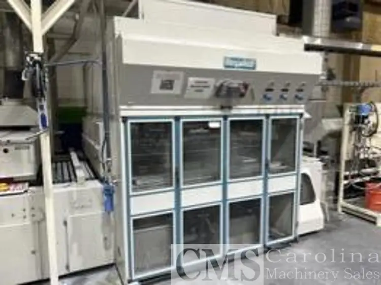 Used 2009 VENJAKOB CBC COMPLETE FINISHING LINE (U-TURN) WITH IR AND UV Woodworking Complete Operations North Carolina US | CAROLINA MACHINERY SALES #422053