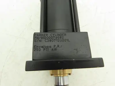 Parker 1H000074682 Pneumatic Cylinder 2.5" Bore 2-1/2" Stroke 250 PSI 3/4"-16