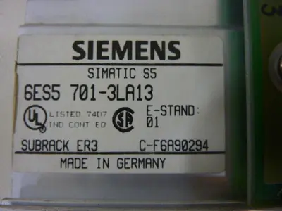 USED SIEMENS 6ES5 701-3LA13