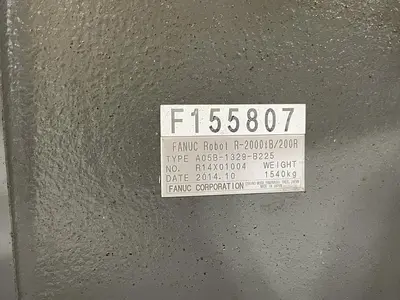 Used 2014 FANUC R2000IB/200R Robots Michigan US | Aucto #1306799