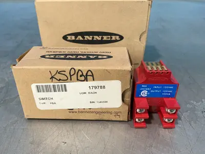Used BANNER ENGINEERING PBA Relays & Switches Ohio US | HGR 24 #1507805