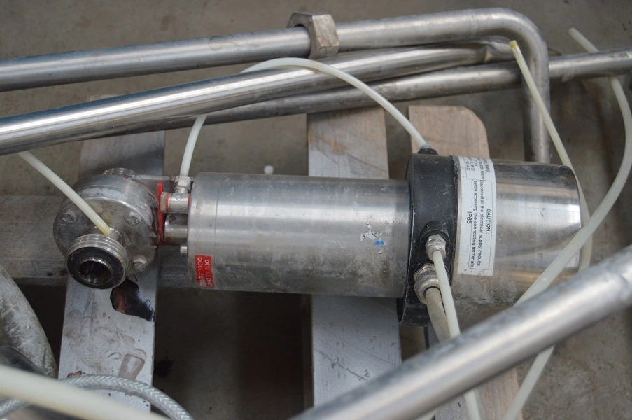 25mm dia RJT S/S Butterfly valve air/electric operated